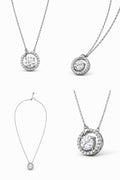 Solène Halo Necklace